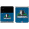 NBA Minnesota Timberwolves Distressed Galaxy Z Flip4 5G Skin